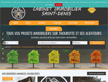 Tablet Screenshot of cabinetstdenis.com